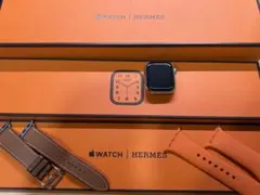 新同品Apple Watch HERMES series7 41mm ステンレス