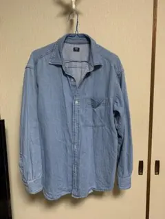 ユニクロデニムシャツ Mサイズ　美品商品　値下げ商品