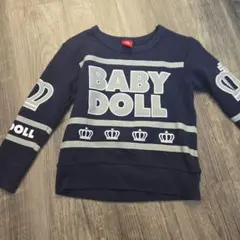 BABY DOLL ネイビー トレーナー 120
