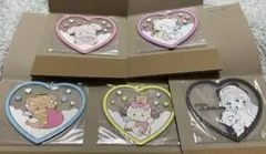 mikko illustrations クリアラバーコースター　全5種　コンプ