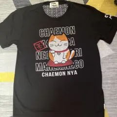 CHAEMON 猫イラスト Tシャツ Mサイズ