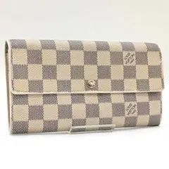 ルイヴィトン ダミエ アズール ポルトフォイユ サラ 箱 保存袋 C45