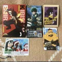 僕のヒーローアカデミア　特典カード5種