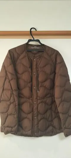 ユニクロ×ホワイトマウンテニアリング ハイブリッドダウンジャケット ブラウン L