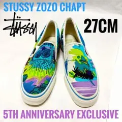 限定コラボ！STUSSY × ZOZO 5周年記念スリッポン 27.0cm 美品のサムネイル