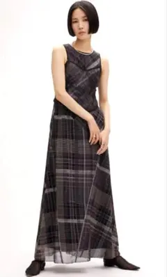 Ameri Vintage MEDI STRAIN CHECK DRESS