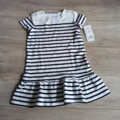 n*様 Ralph Lauren ストライプ 半袖ワンピース 90