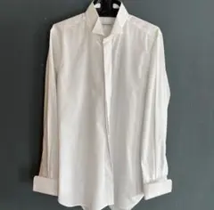 フォーマルシャツ　新郎ウイングカッターシャツ　 アームバンド付き