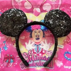 ディズニー　カチューシャ　ミッキー　スパンコール　ミニー　ファンダーランド