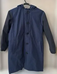 ユニクロJW フード付きコート　140cm 紺黒