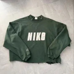 NIKE ナイキ スウェット トレーナー グリーン 古着　ヴィンテージ 90s