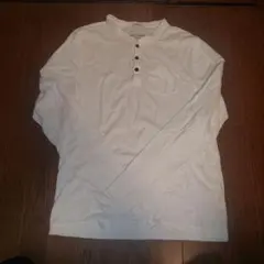 Abercrombie & Fitch ホワイト長袖シャツ M肌心地めっちゃ良い