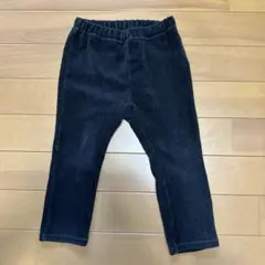 無印良品　コーデュロイパンツ 90サイズ　黒　ブラック