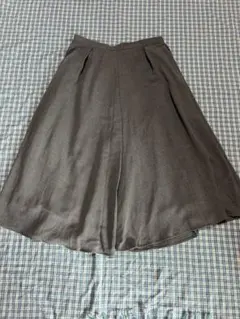 BEAUTY&YOUTH グレー プリーツスカート Lサイズ