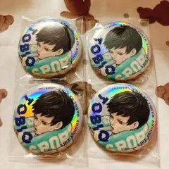 ハイキュー!! メタリック缶バッジ 影山飛雄 ジャンプGIGA 4個