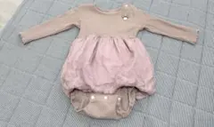 ママラク　　長袖ロンパース　80 美品