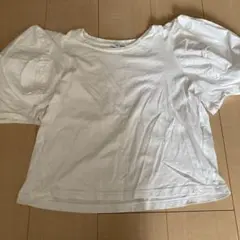 ZARA TRF ホワイト パフスリーブ ブラウスのサムネイル