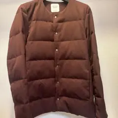 【のらぴこまる様専用】UNITED TOKYOウールノーカラーダウンブルゾン