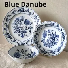ブルーダニューブ　Blue Danube　プレート　皿　深皿　スープ皿　ボウル
