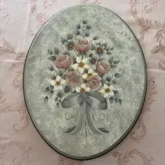 花束のトールペイント装飾品