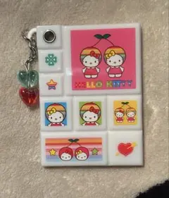 サンリオ　シークレットミニタイルシール風ミニミラー　さくらんぼキティ　キティ