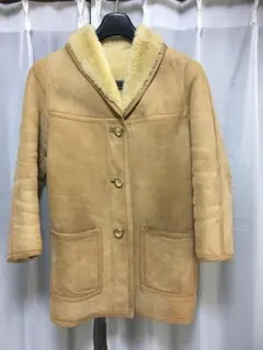 ビンテージ　リアルムートン　ハーフコート
