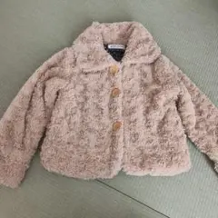 peda & mada フリースコート 110サイズ ベージュ