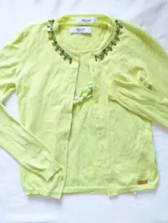 blugirl ブルーガール ☆きれい色ビジュー付きツインニット　アンサンブル