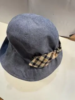 Burberry リバーシブル バケットハット デニム チェックのサムネイル
