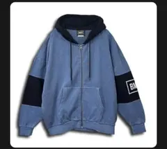 BMSGツートンジップパーカー BLUE OVER