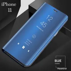 iPhone11 6.1インチ 手帳型ケース　ミラーケース 光沢　鏡面
