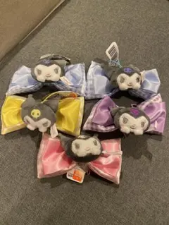 ぴょこきゅんカラフルリボン クロミ 新品未使用 5個セット。ピンク、黄色、青、紫