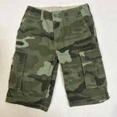ギャップ GAP 迷彩柄 カーゴパンツ ハーフパンツ 150cm