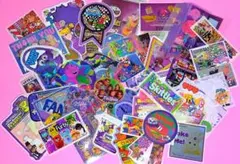 ロールシール40枚詰め合わせセット☆アメキャラフード系D系MIX