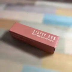 【新品未使用】シスターアン マットムースリップスティック 01 ピーチバーンのサムネイル