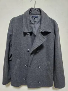 URBAN RESEARCH ダブルブレスト ピーコート グレー