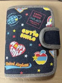 ハハハ【お値下げ交渉可能】様専用 平成女児 デニム シール帳 スマイル