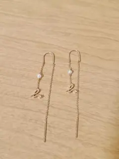 【値下げ】新品アニエスベー★ゴールド・アメリカンピアス