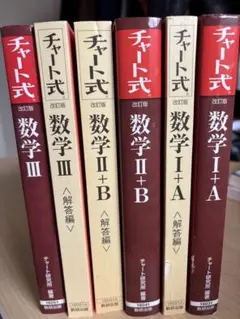 チャート式 数学 III II+B I+A 解答編 セット