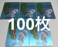 ナツコミ2026 ワンピース メタキラカード スリーブ付き 100枚セット