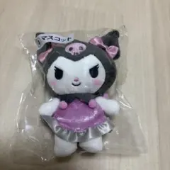 マスコット ぬいぐるみ グレー/ピンク 約10cm