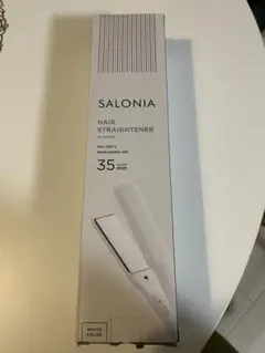SALONIA ヘアストレートナー 35mm ホワイト