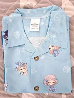 学園マス アロハシャツ Deep Marine スイパラ 学マスアロハシャツ スイパラコラボ - メルカリ