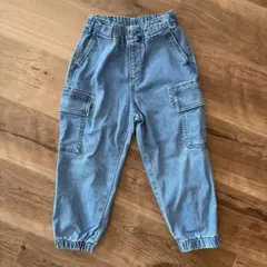 UNIQLO キッズ　デニム　ジョガーパンツ　110