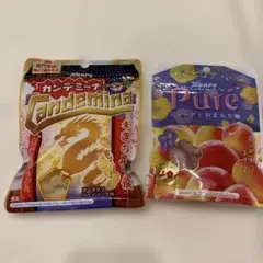 カンロ カンデミーナゴールデンパインソーダ、ピュレグミおまもり梅　2種セットのサムネイル