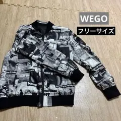 WEGO ブルゾン ジャンパー 白黒 モノクロ リバーシブルのサムネイル