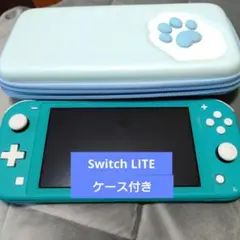 ニンテンドースイッチライト ターコイズブルー ケース付き