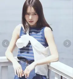 earth music&ecology リブタンクトップ