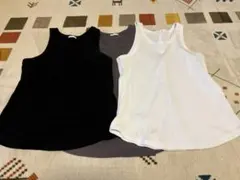 GU リブタンクトップ　3点セット