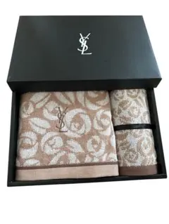 YSL タオルセット (フェイスタオル、ミニタオル)綿100%